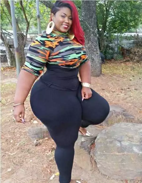 Guys Get In Here: See The Bum Of This Lady That Could Affect Your Heartbeat